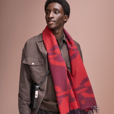 Hermès Red Berries シルクストール Hermès Red Berries シルクストール